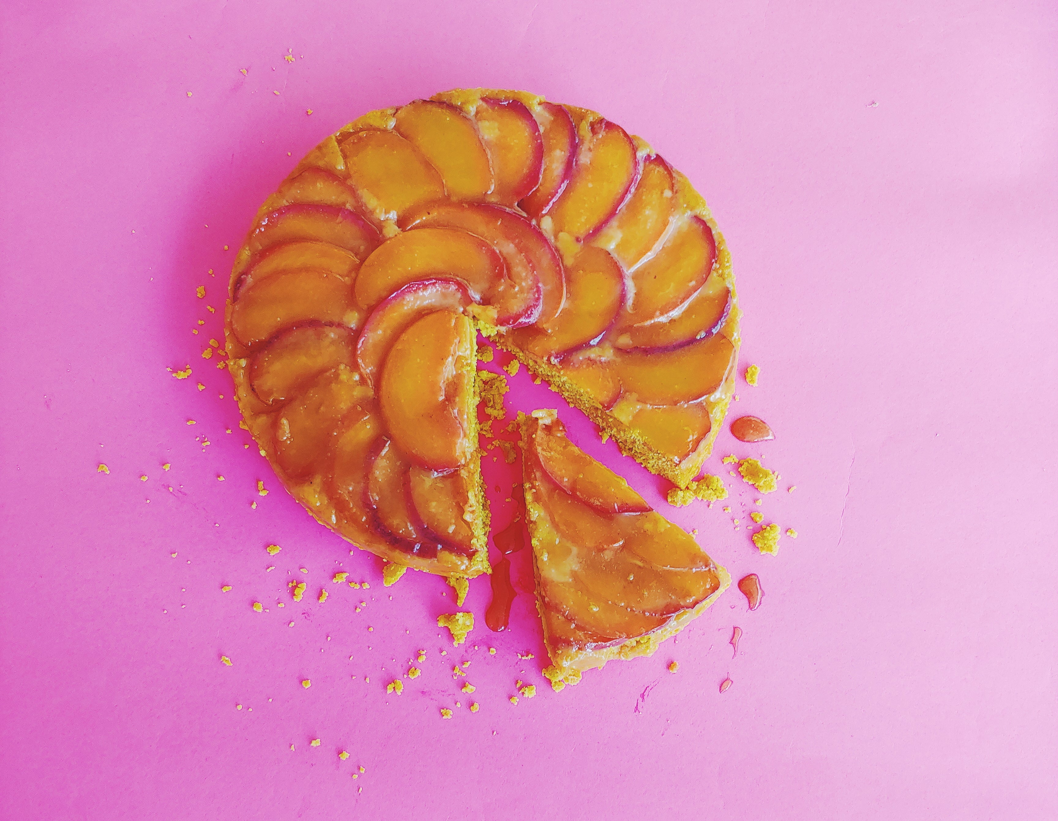 Golden Milk Peach Upside-down Cake – Spicewalla