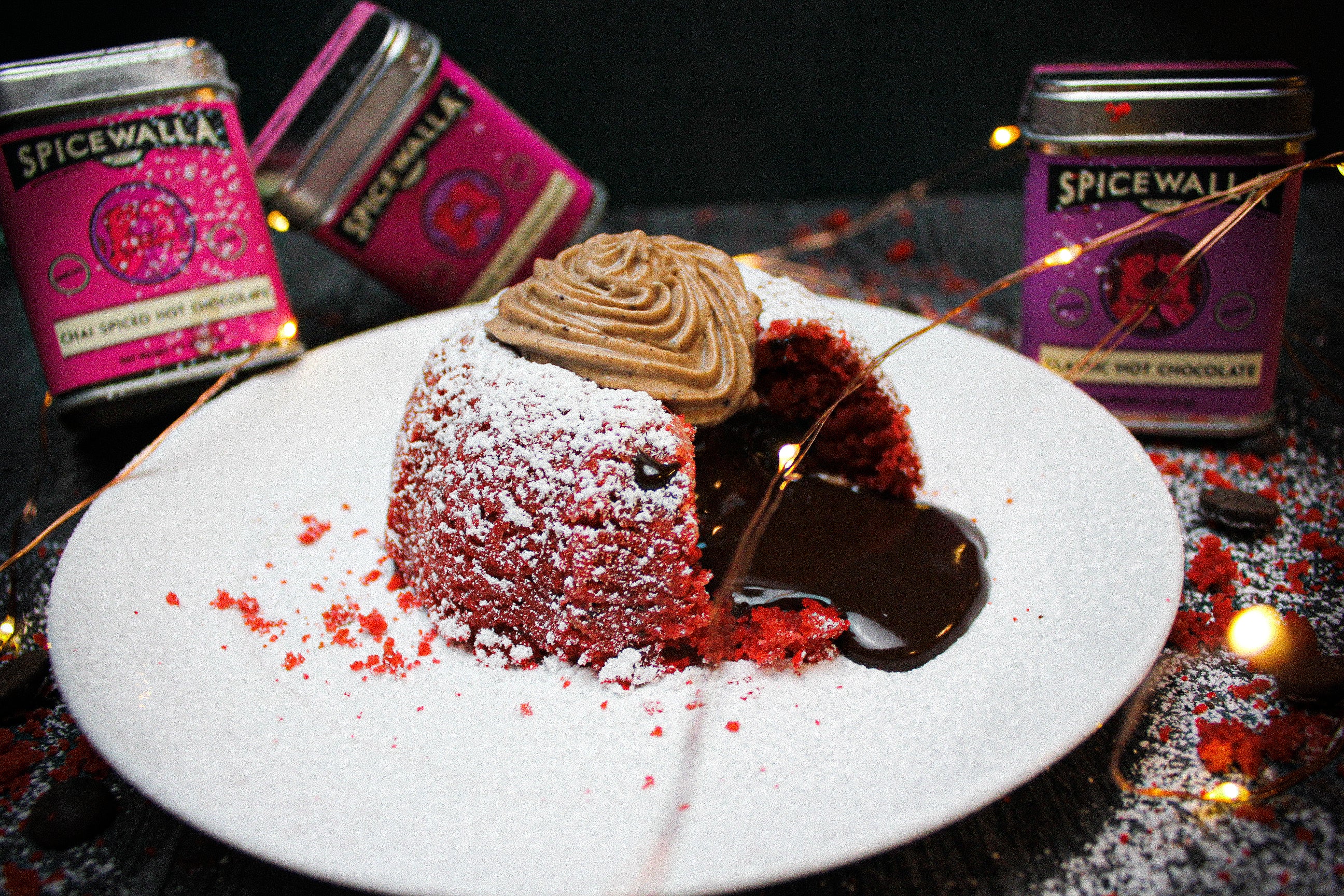 Valentines Day Red Velvet Lava Cake – Spicewalla