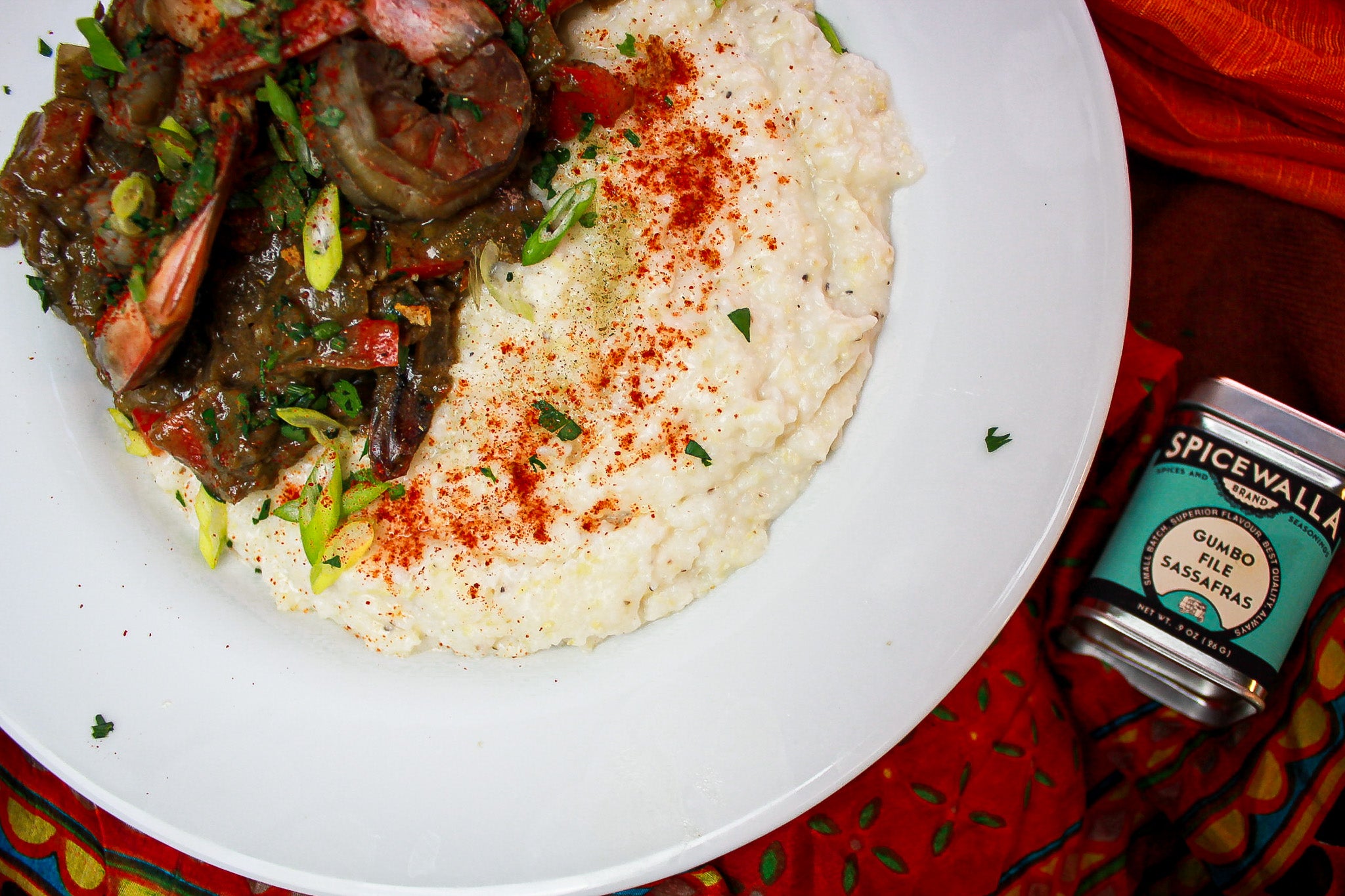 Gumbo Filé Shrimp and Grits – Spicewalla