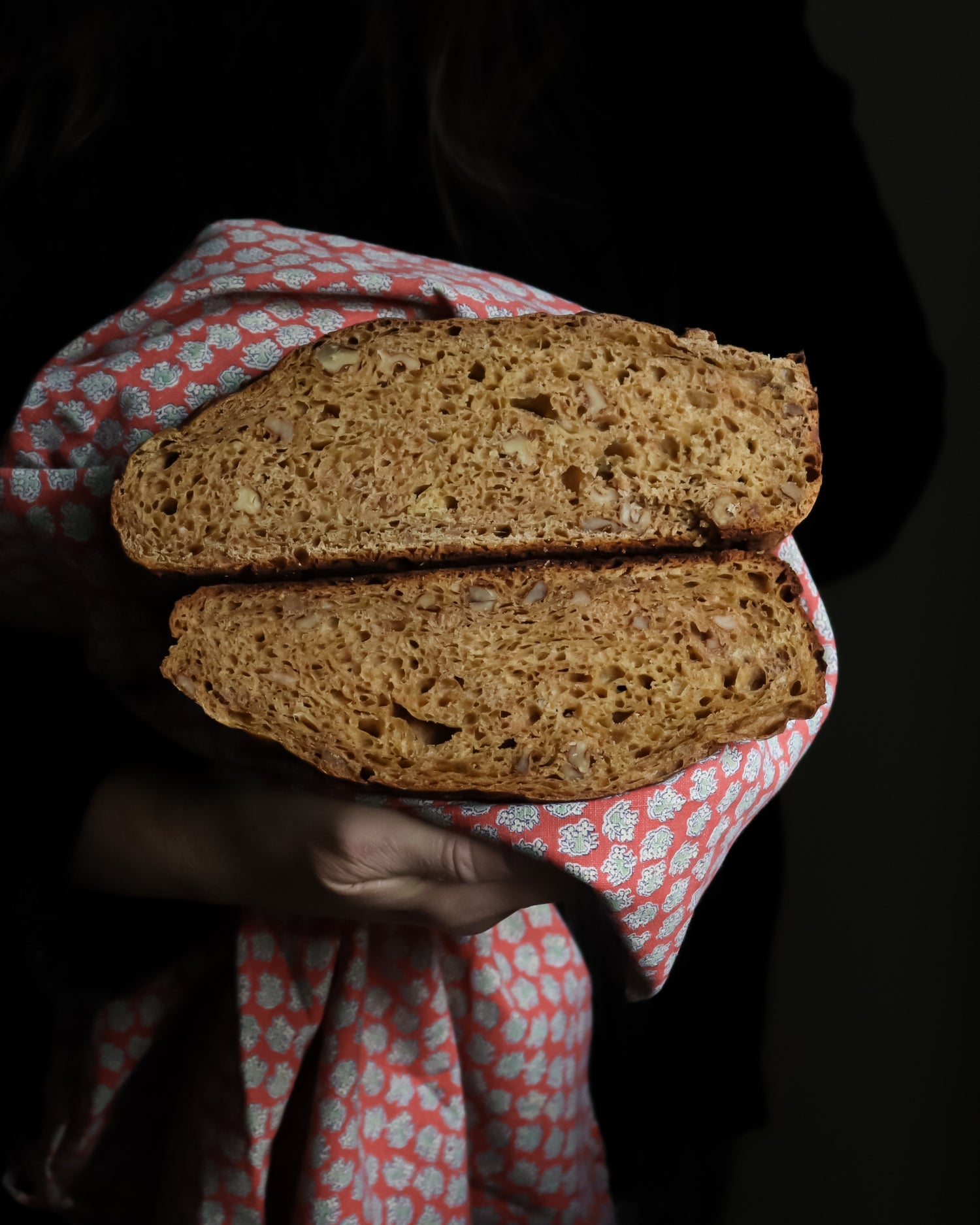 Rustic No-Knead Pumpkin Bread
