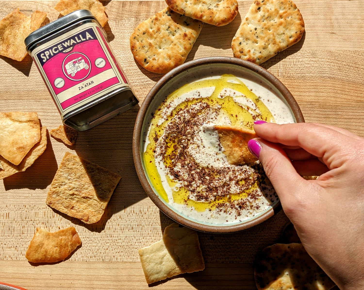 Whipped Feta Dip with Za'atar