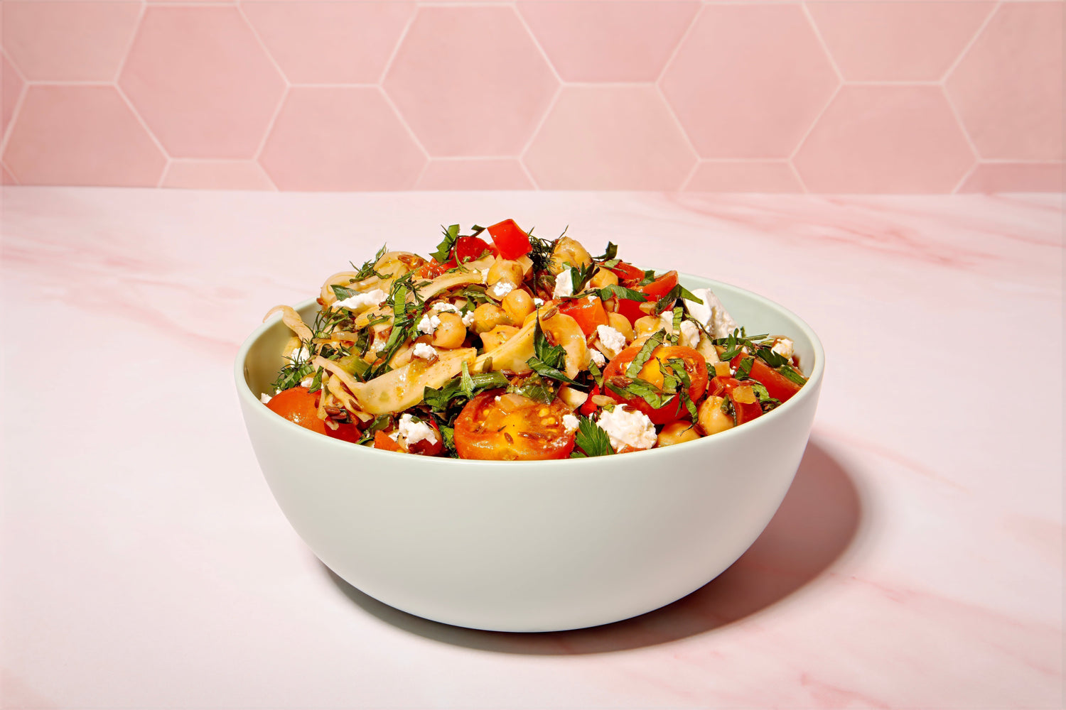 Chef Cheetie Kumar's Rose Harissa Chickpea Salad