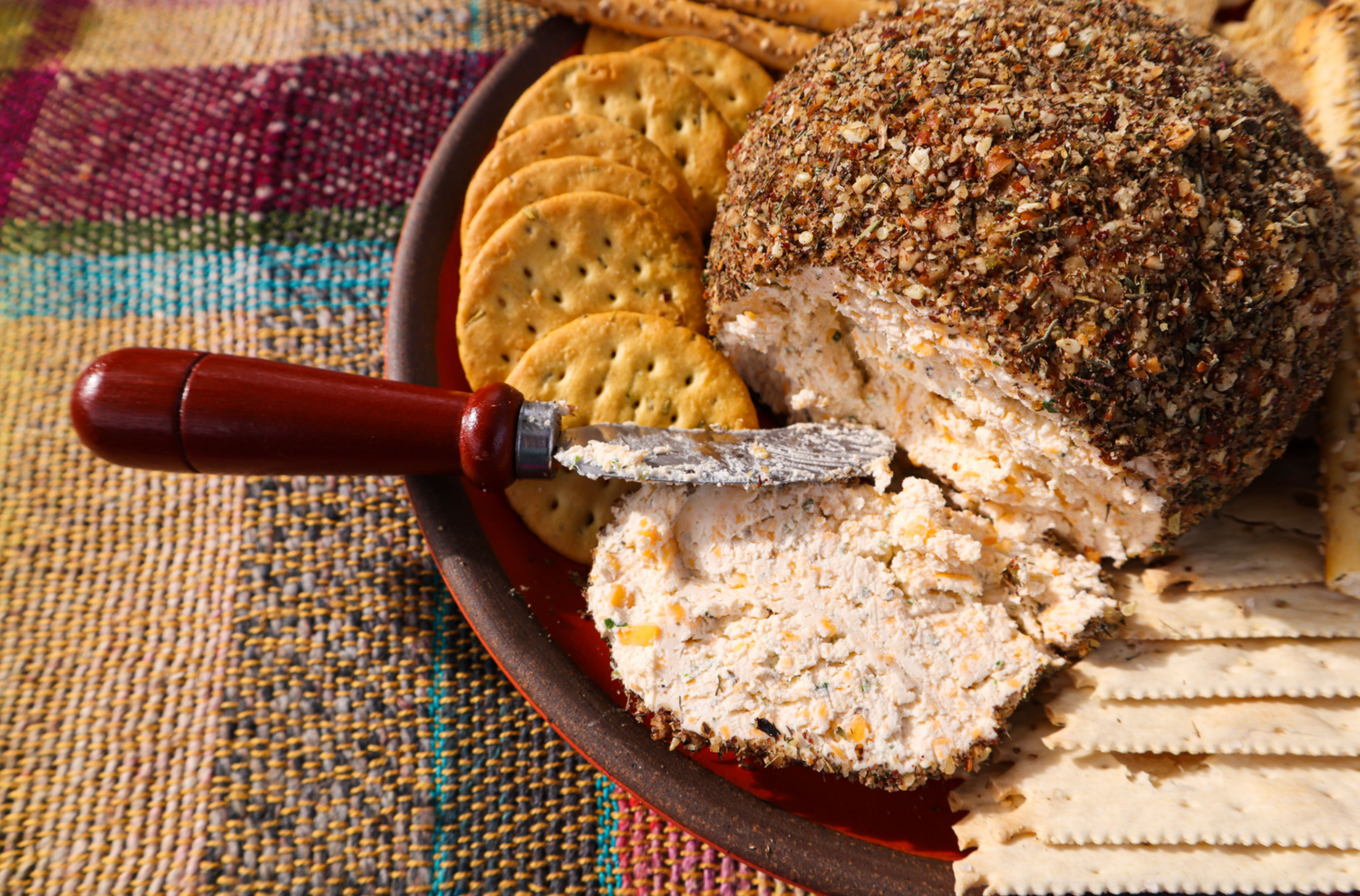 Green Za'atar Cheese Ball