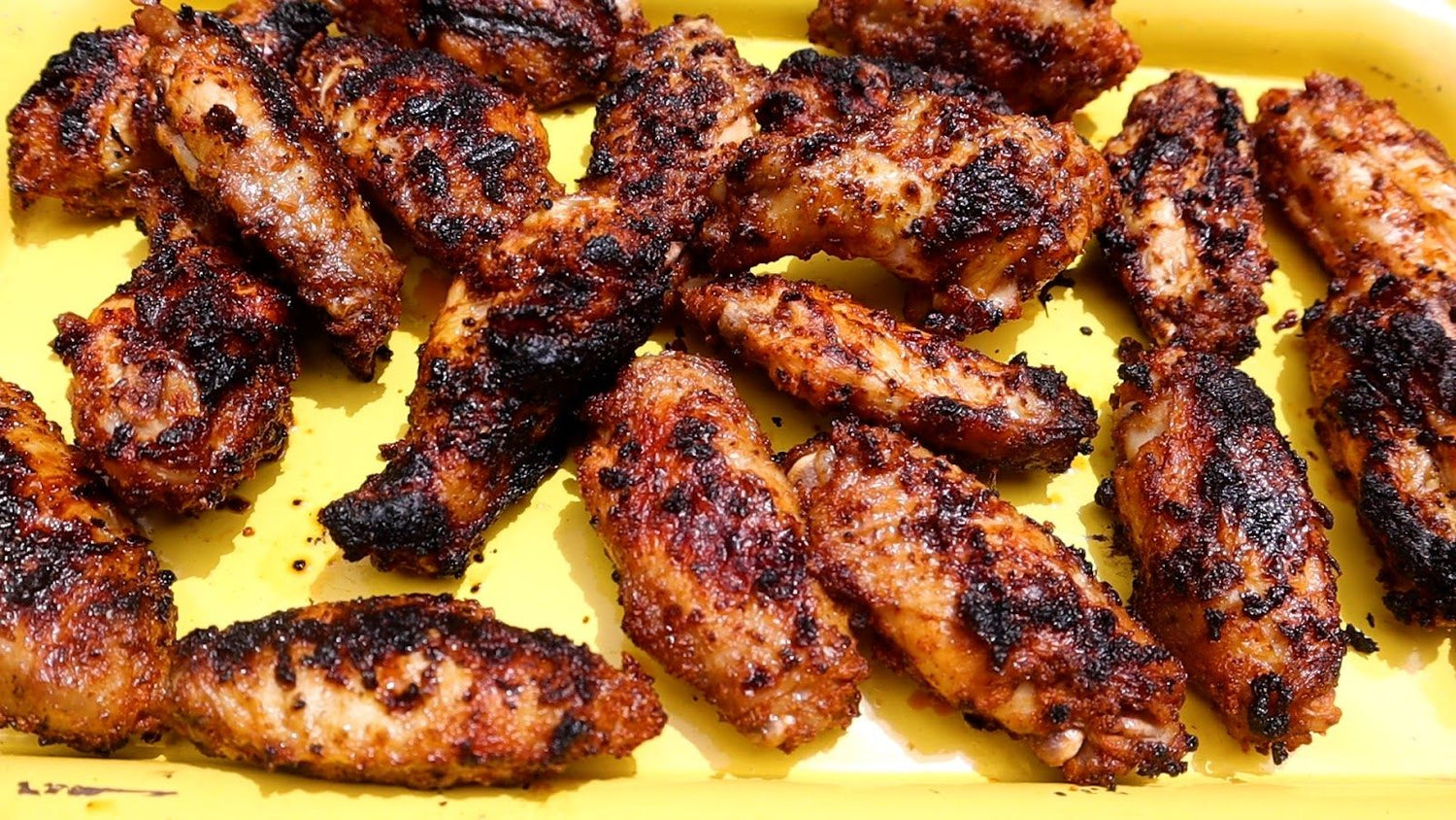 Juicy Grilled Carolina BBQ Wings