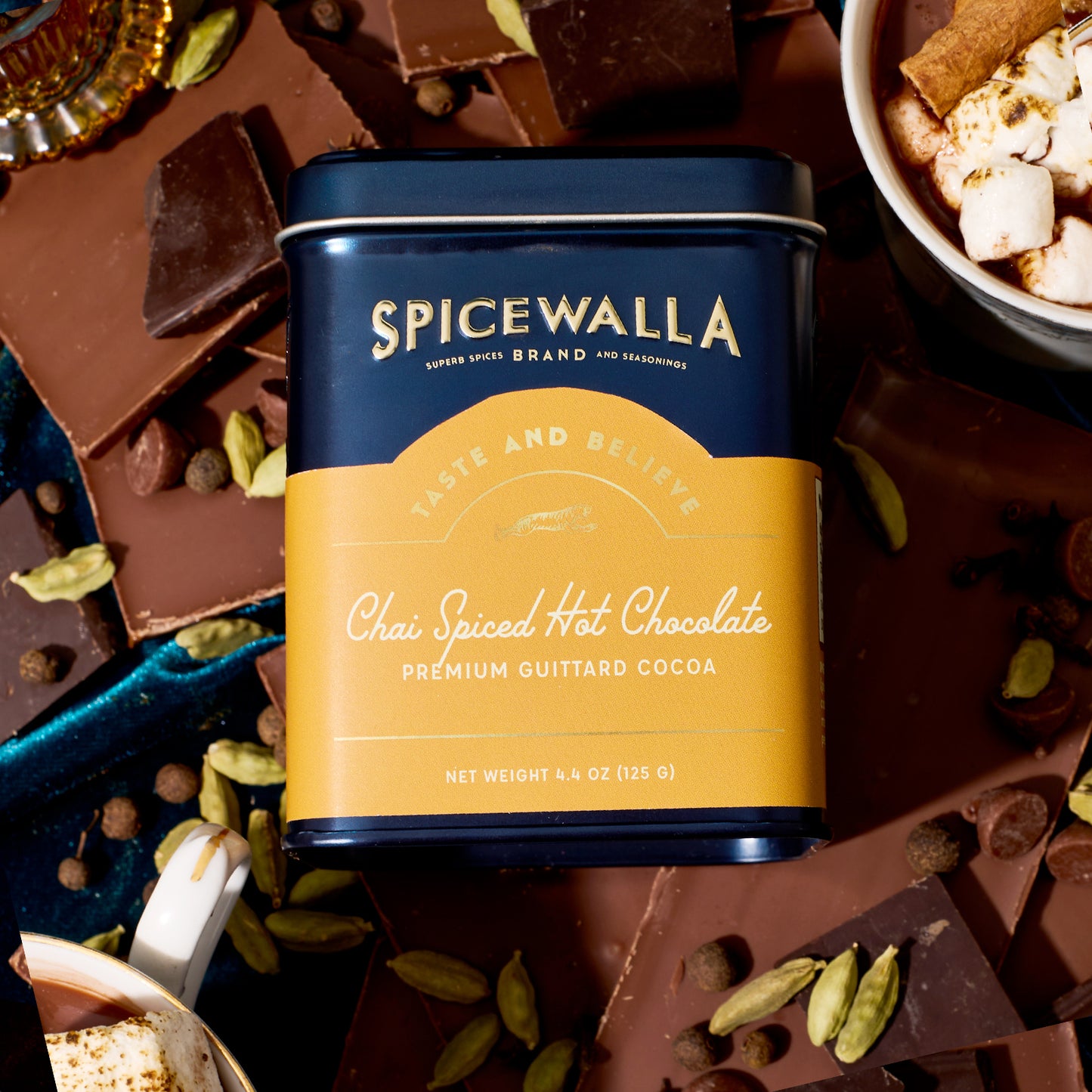 Chai Spiced Deluxe Hot Chocolate