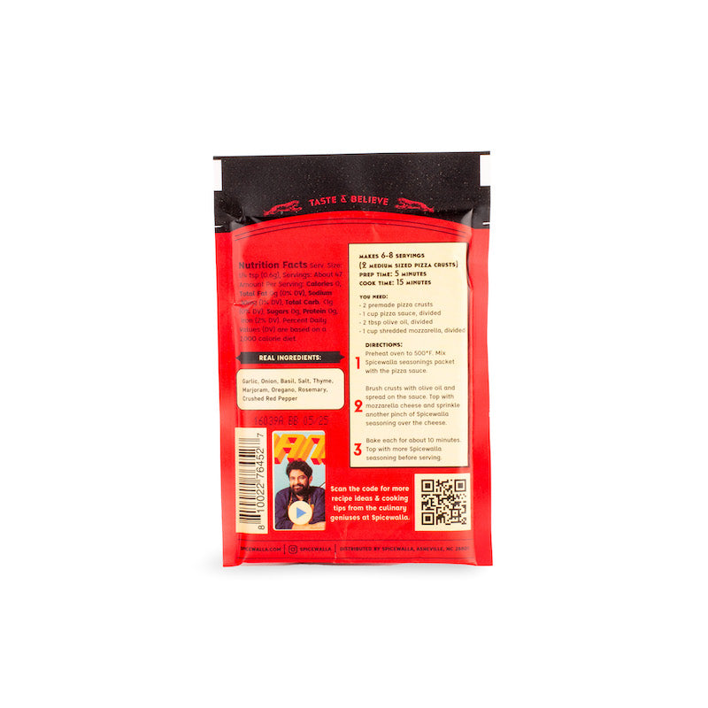 Sicilian Pizza Spice Packet - Single Packet