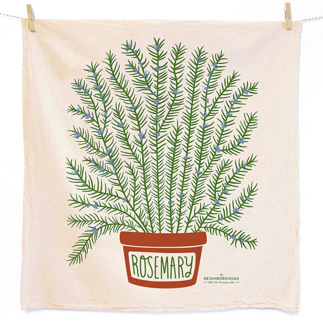 Rosemary Tea Towel - The Neighborgoods