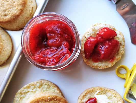 Edna Lewis' Strawberry Preserves