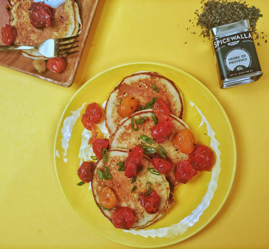 Herbs de Provence Ricotta Pancakes