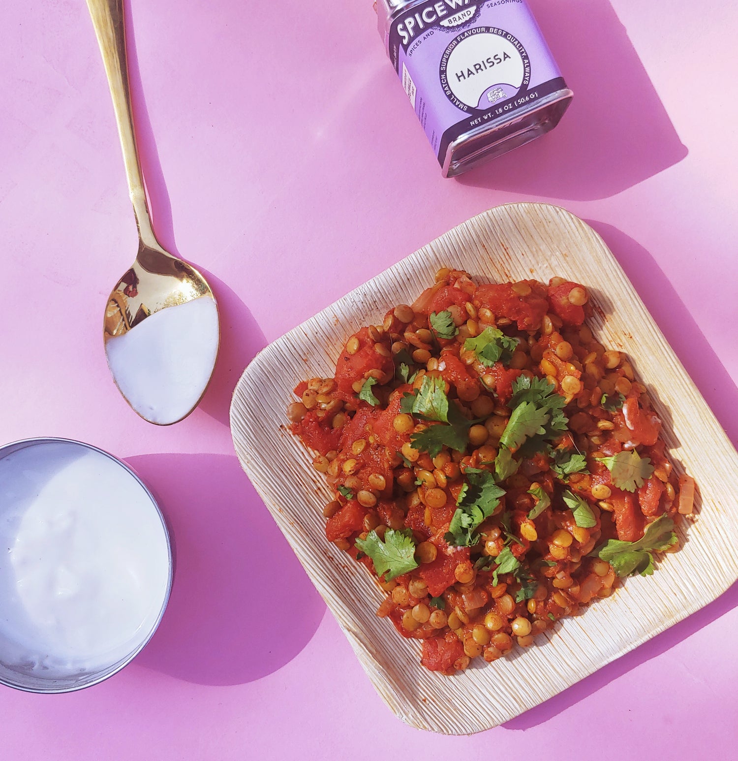 Harissa Spiced Lentils