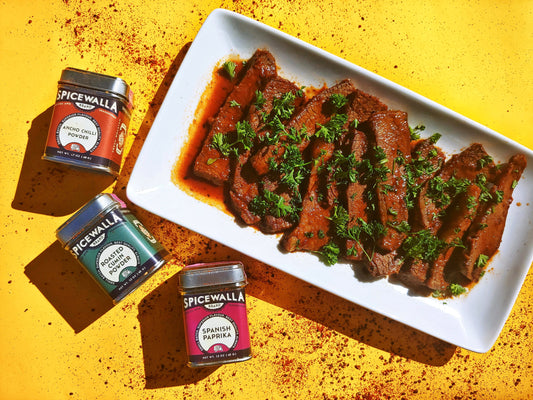 Roasted Cumin and Ancho Rubbed Brisket