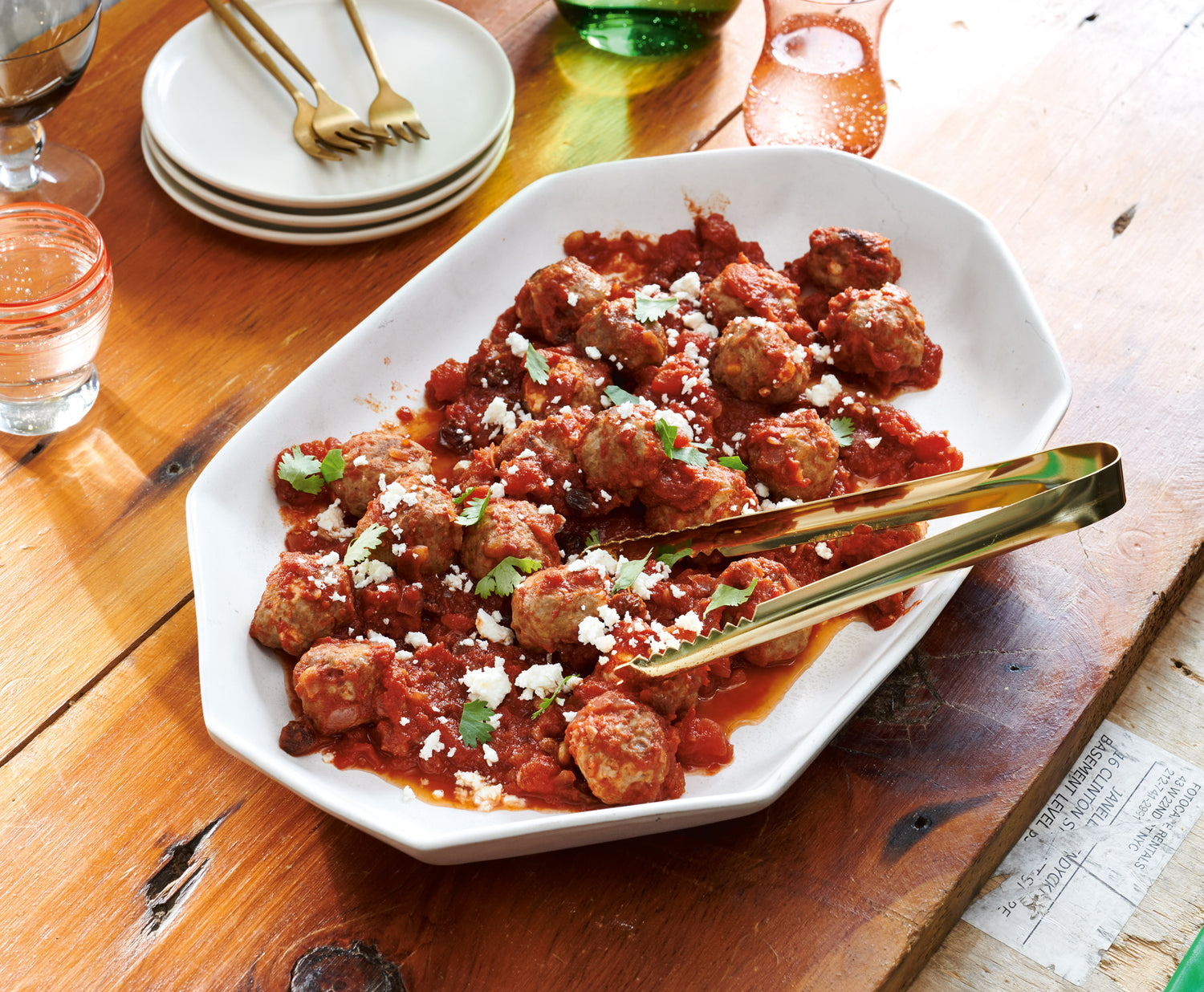 Sunday Best Berbere-Spiced Mini Lamb Meatballs