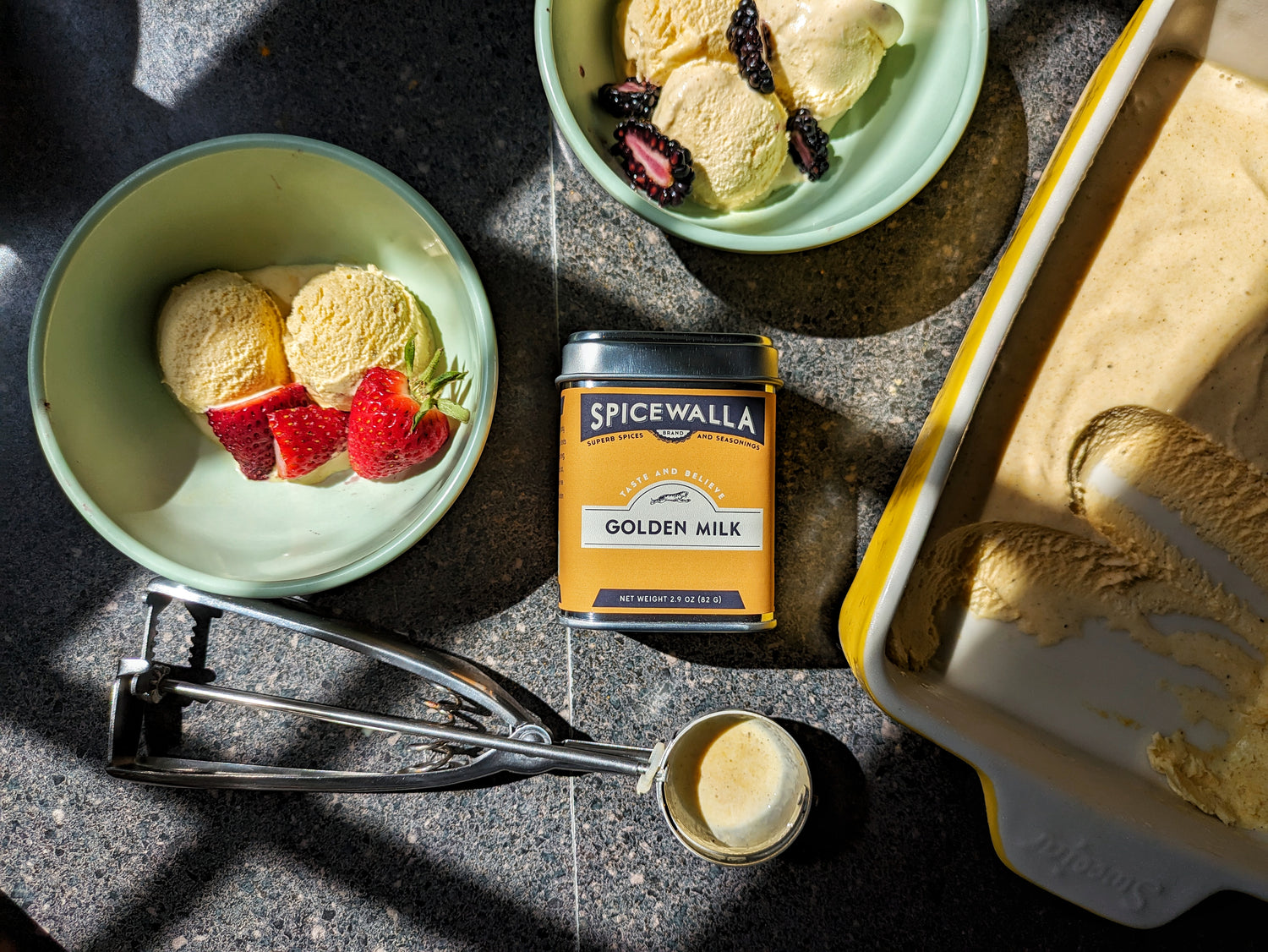 Golden Milk No-Churn Froyo
