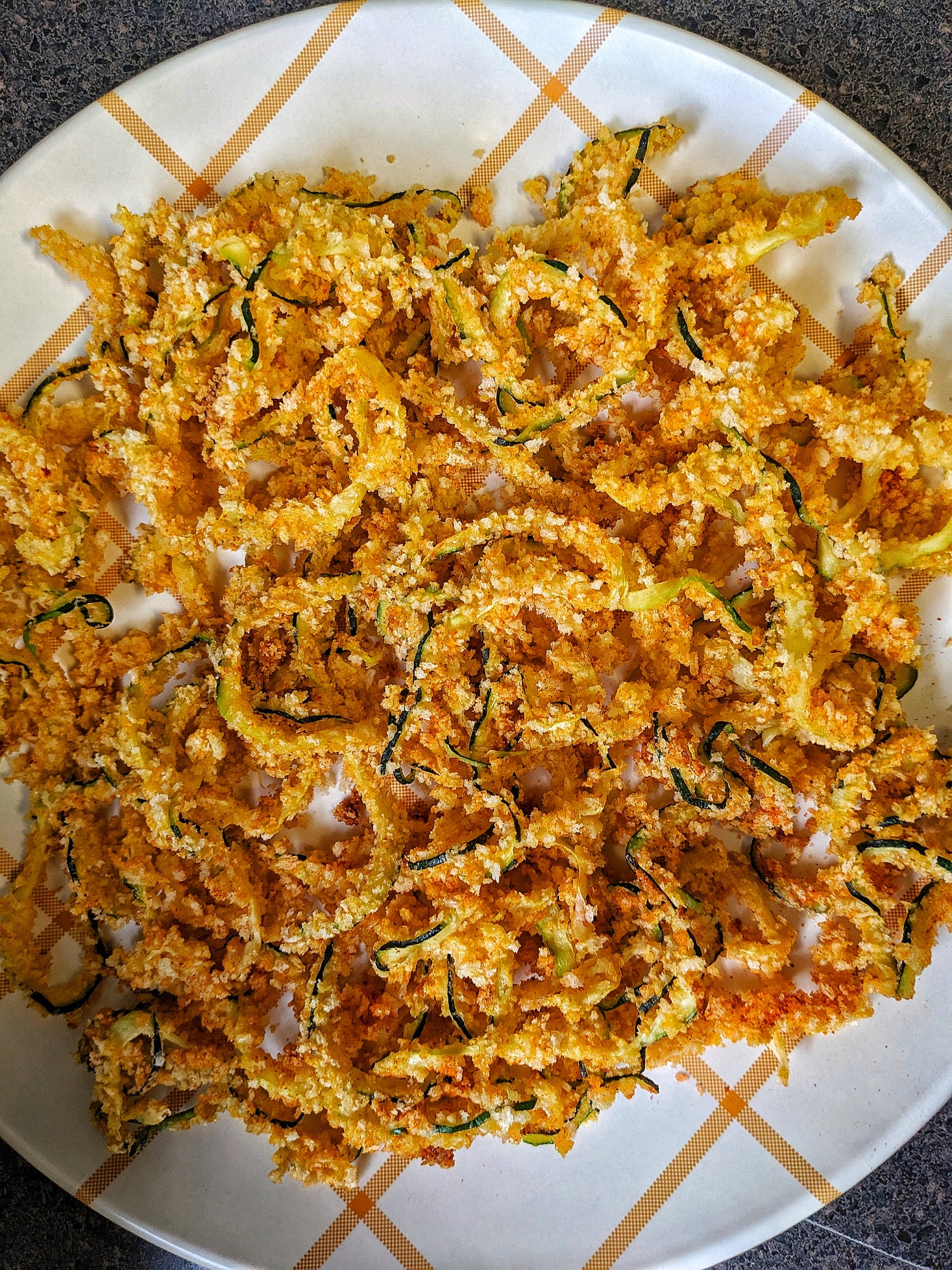 Zucchini Curly Fries with French Fry Seasoning Salt