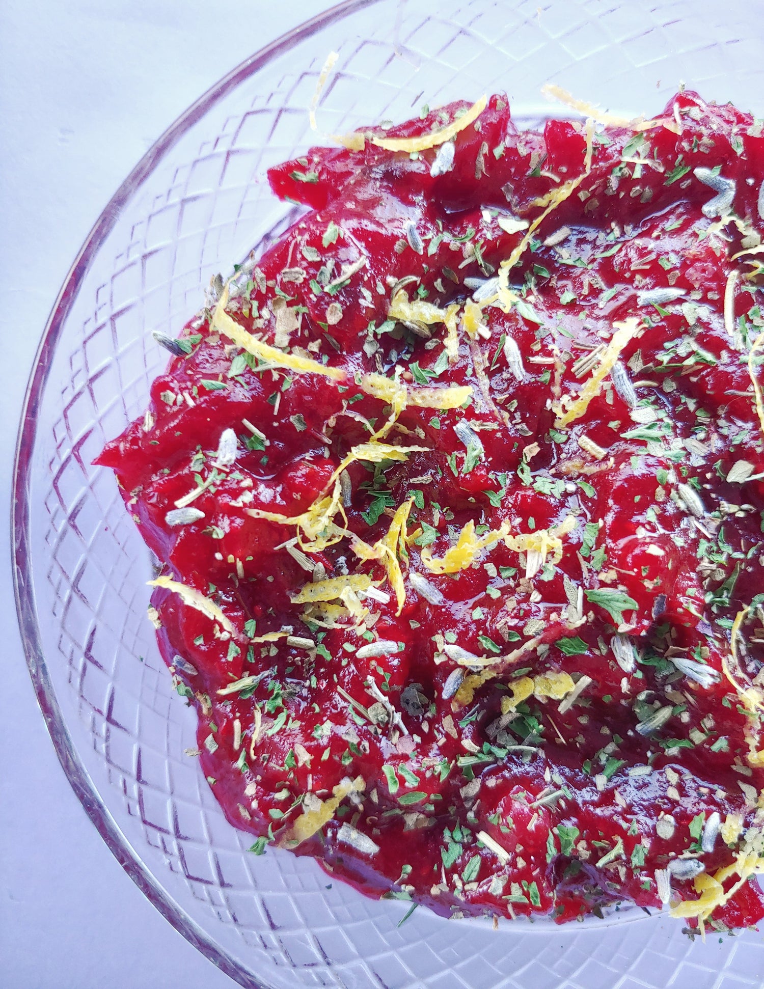 Herbs de Provence Cranberry Sauce