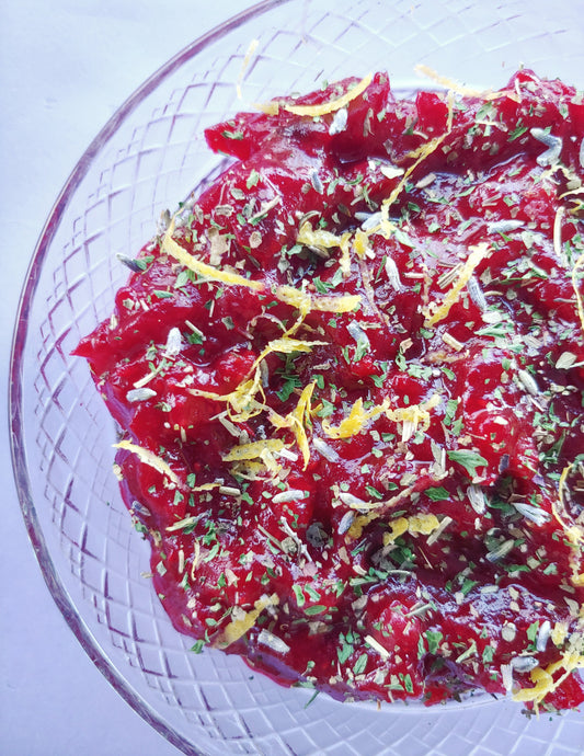 Herbs de Provence Cranberry Sauce