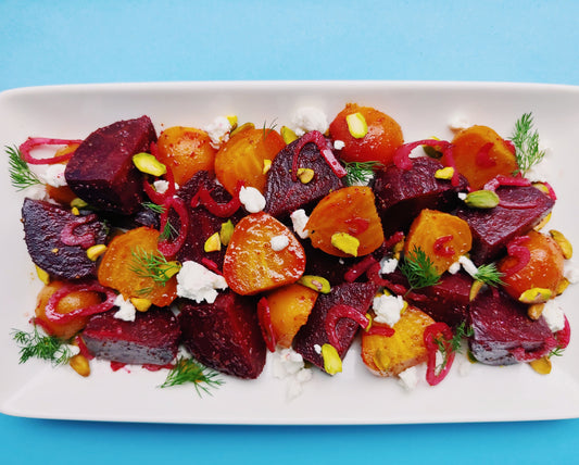 Roasted Cumin Marinated Beets