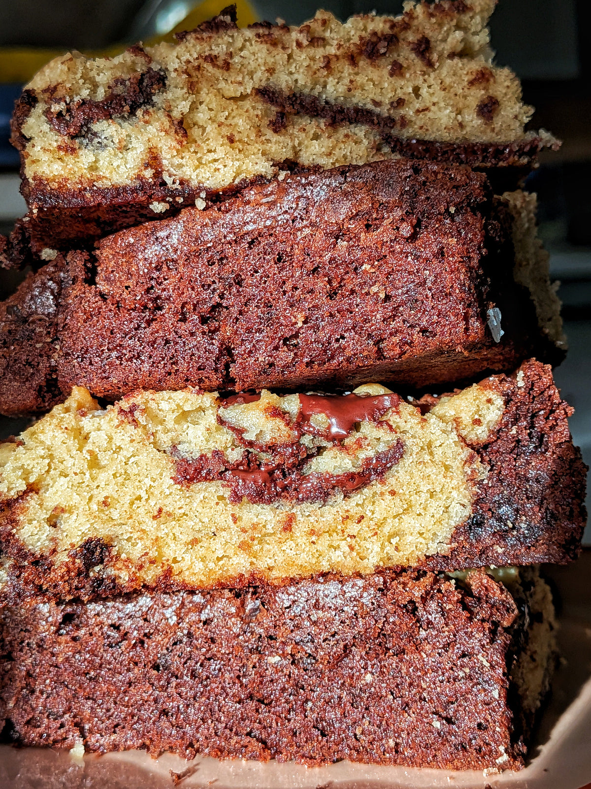 Hot Chocolate Brookie Bars