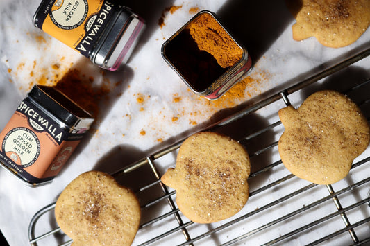 Golden Halloween Cookies