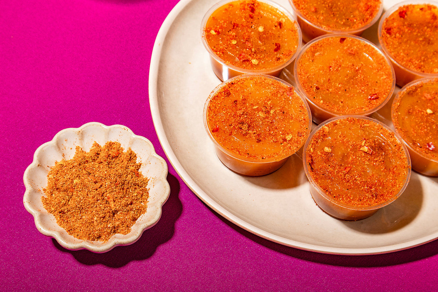 Chilli Lime Mangonada Jello Shots