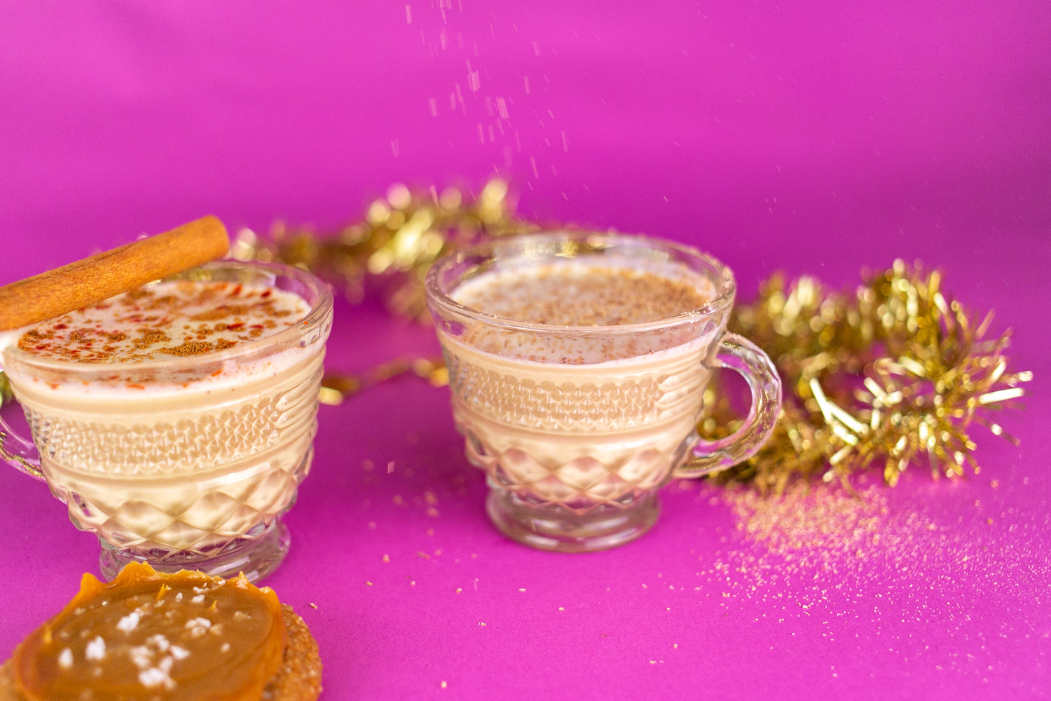 Eggnog w/ Mezcal & Creme de Cacao
