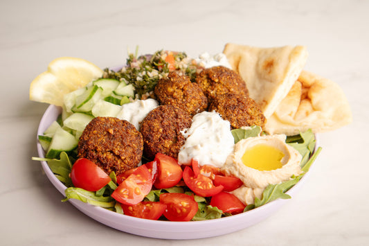 Burial Beer Forestry Camp's Falafel Bowls