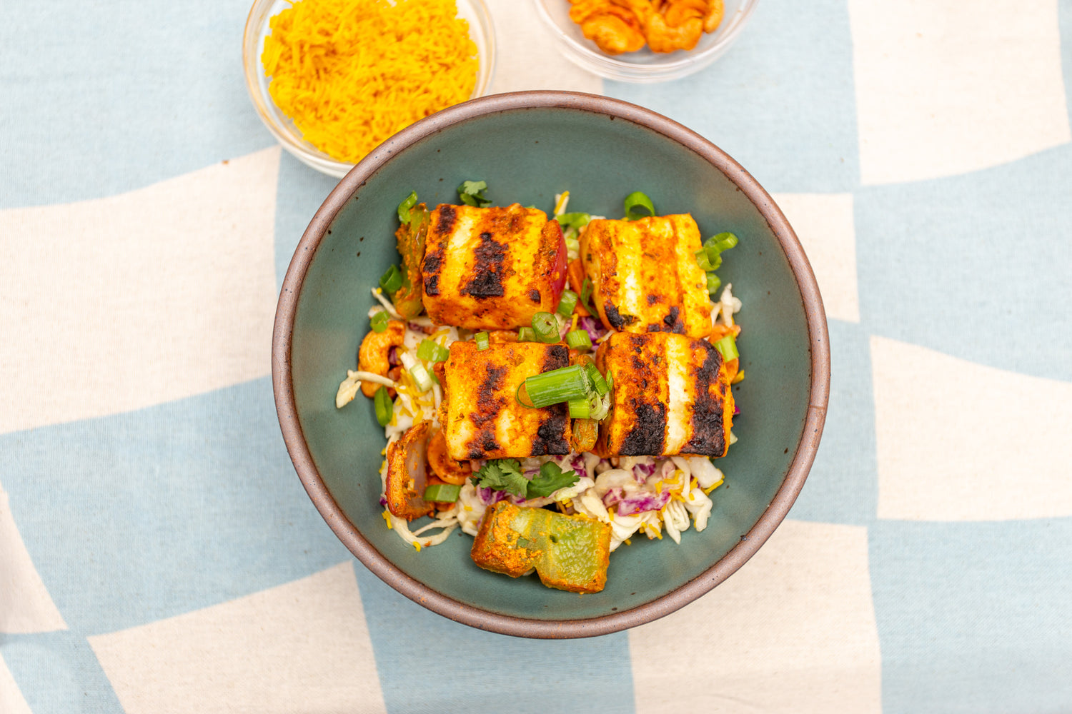 Chai Pani's Famous Desi Salad with Grilled Paneer