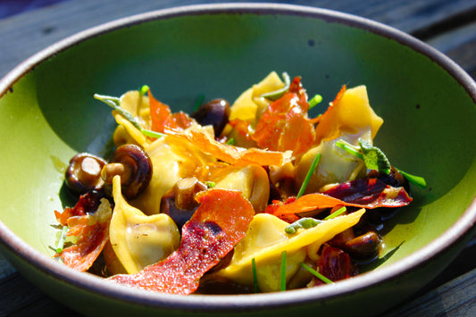 Chef Robert Dickey's Turkey Tortelloni Saltimbocca