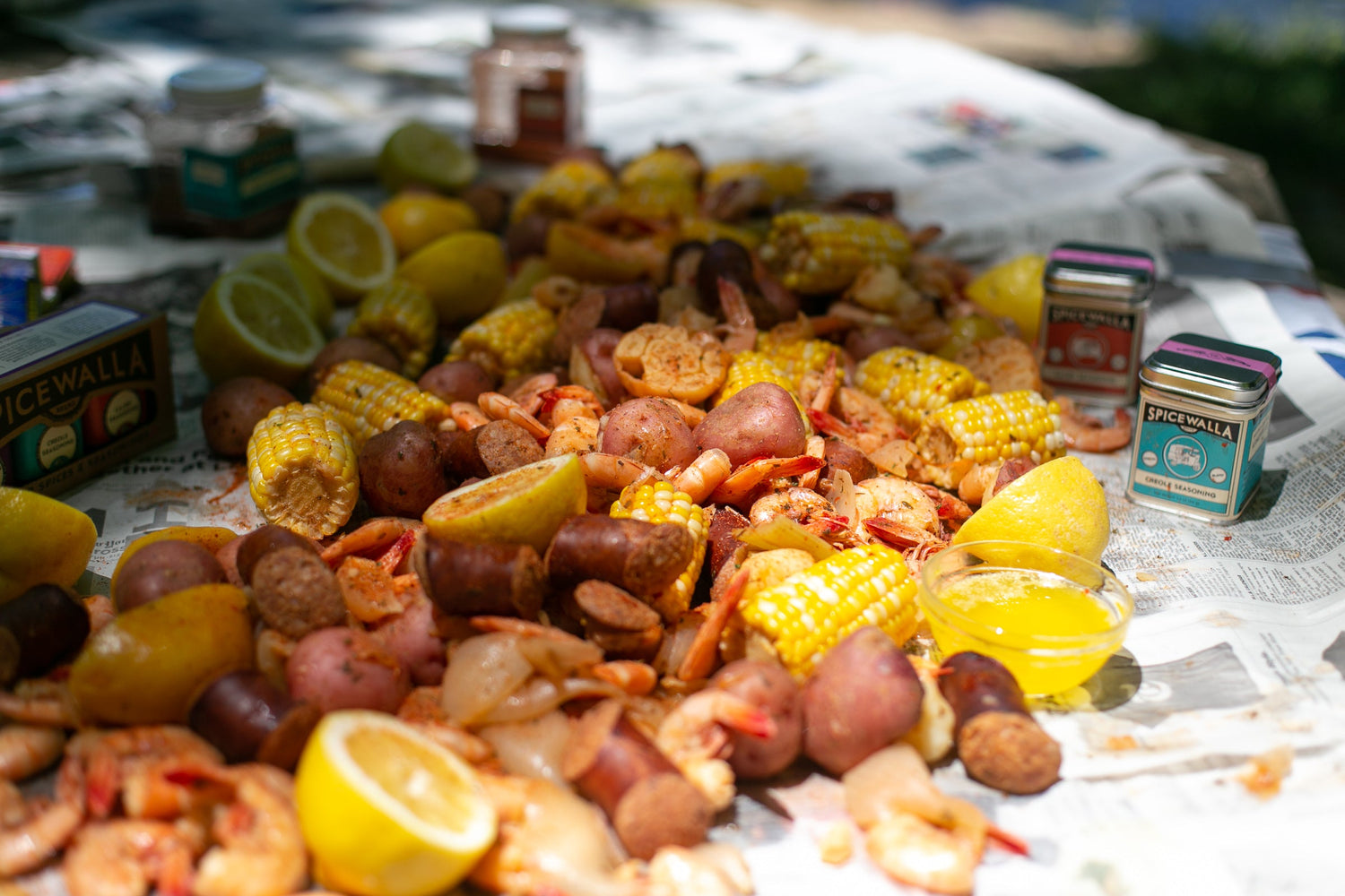 Louisiana Cajun Shrimp Boil