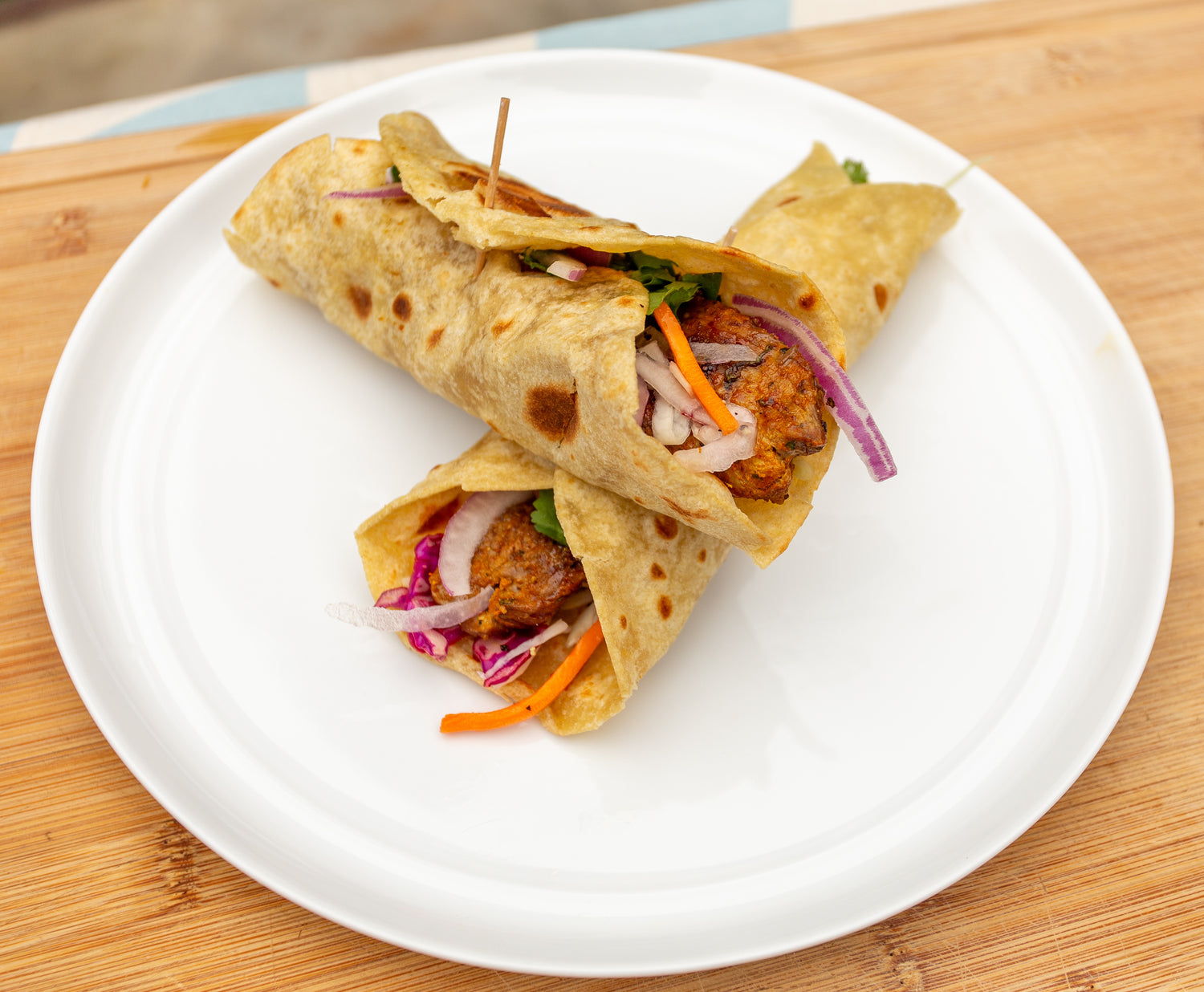 Boti Lamb Tikka Kebab Roll
