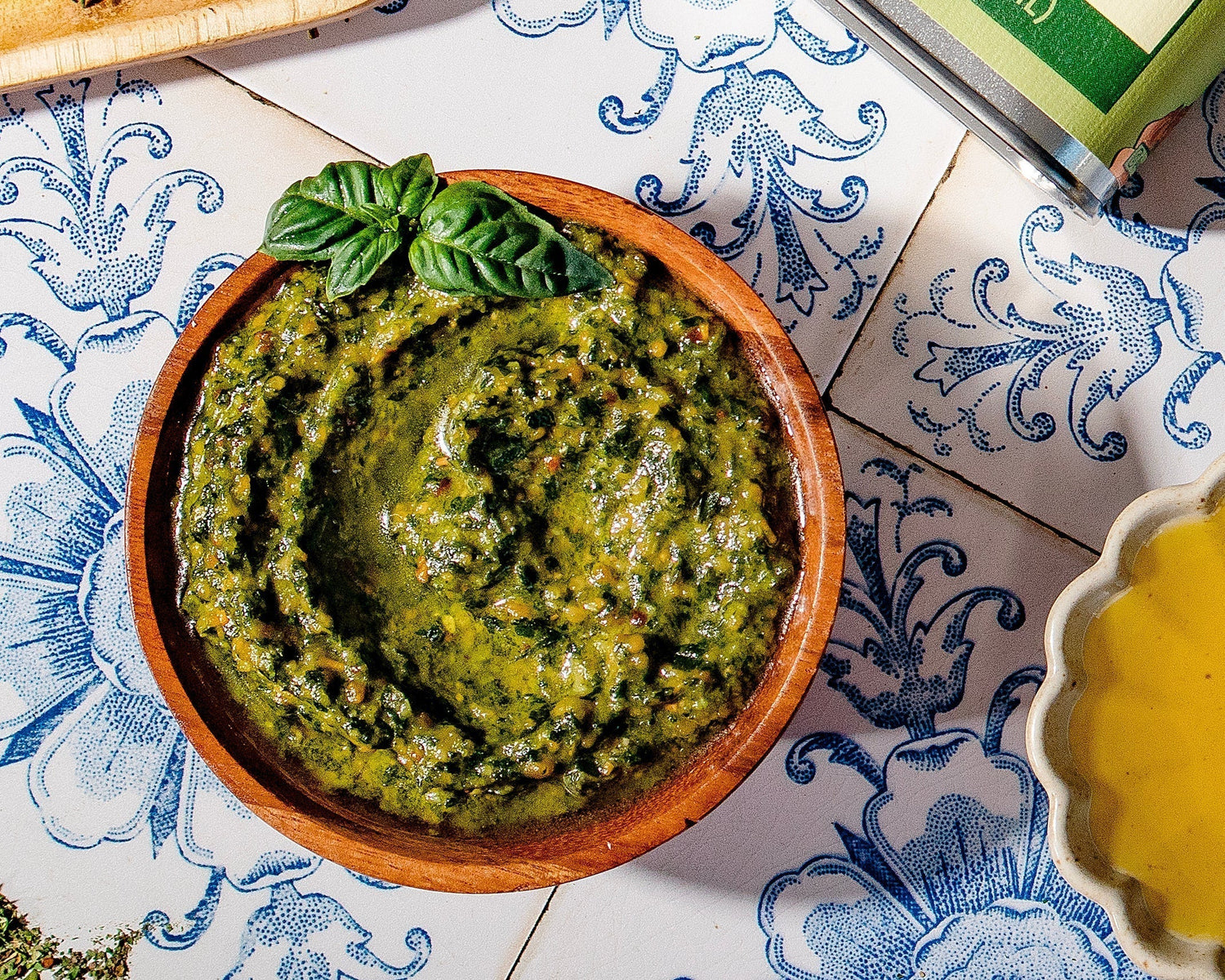 Quick Basil Pesto (with a chef's twist)!