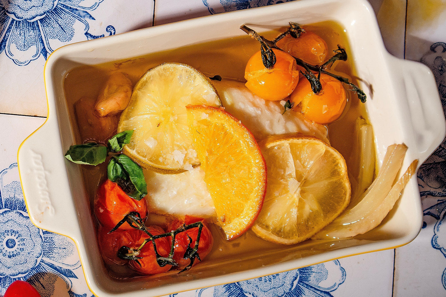 Olive Oil Poached Cod