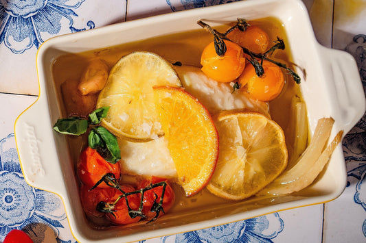 Olive Oil Poached Cod