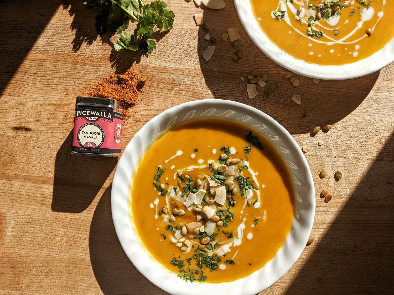 Roasted Butternut Tandoori Masala Soup