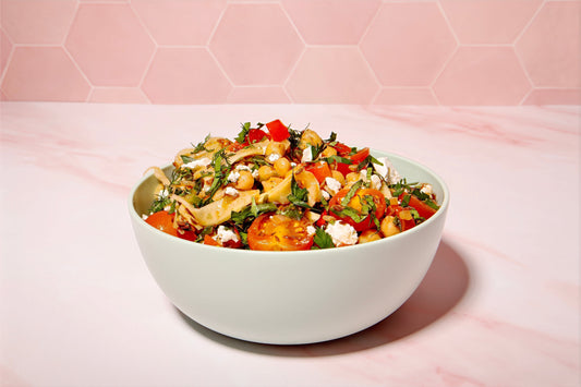 Chef Cheetie Kumar's Rose Harissa Chickpea Salad