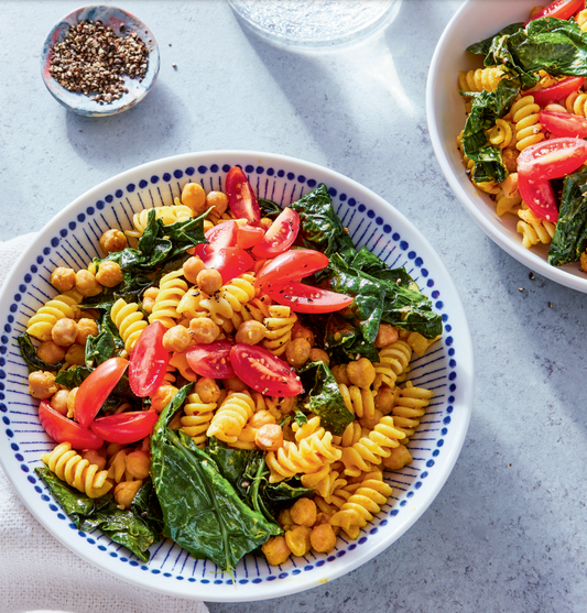 Turmeric-Tahini Pasta Salad