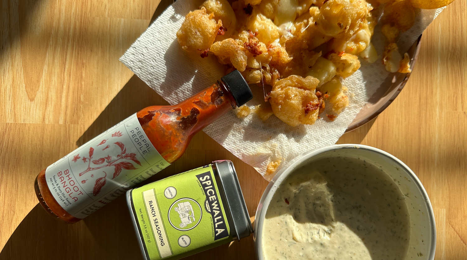 Shruti's Spicy Cheese Curds with Ranch