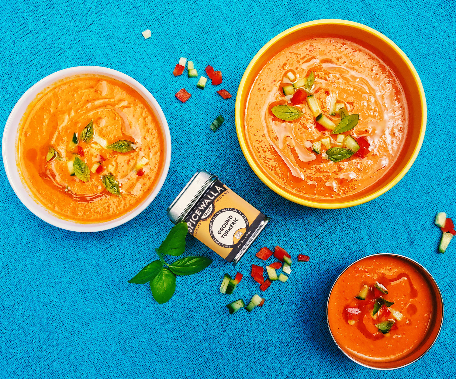 Tomato and Turmeric Gazpacho