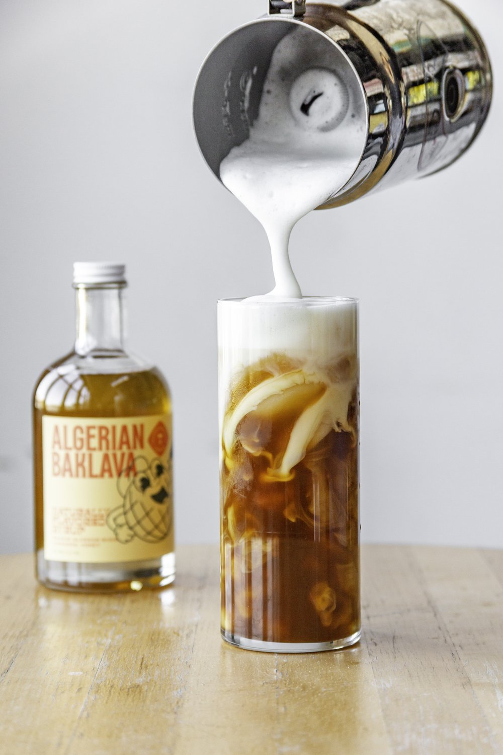 Transcendence Coffee Baklava Cold Brew with Salted Cold Foam