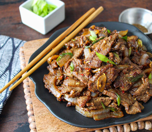 Rumi Spicy Flank Steak Stir Fry