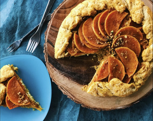 Veda Sankaran's Roasted Butternut Squash, Caramelized Onion & Ricotta Galette