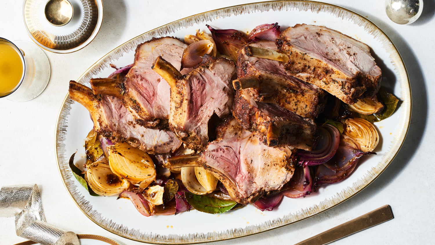 Bon Appétit - Indian-Spiced Pork Roast with Rosemary and Onions