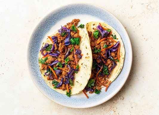 Rainbow Ground Bison Tacos