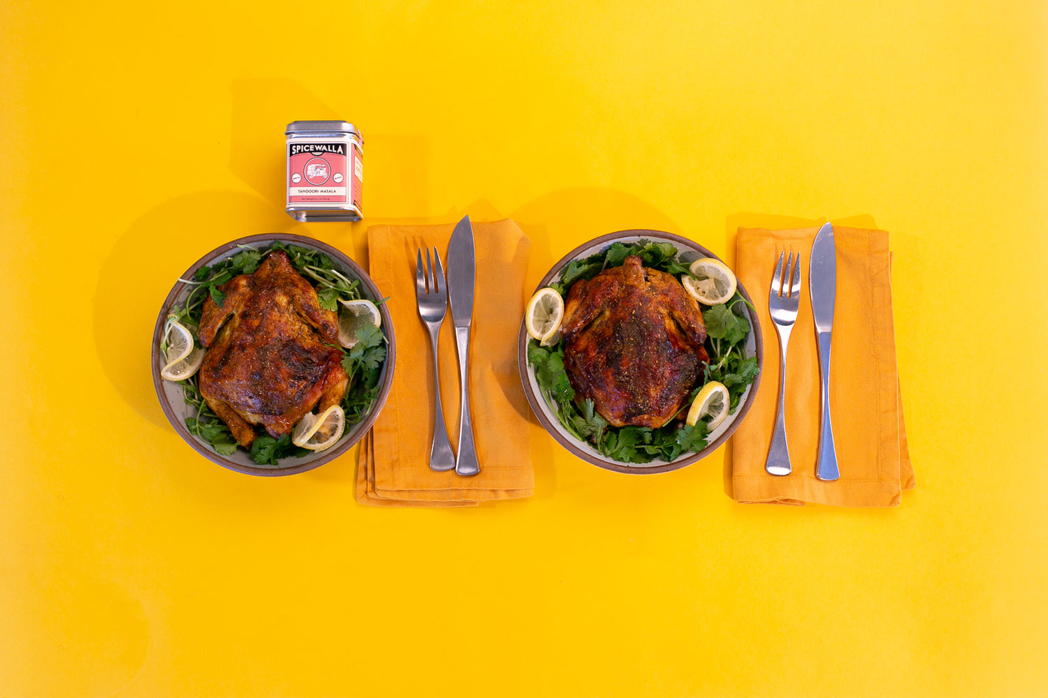 Tandoori Masala Roasted Cornish Hens