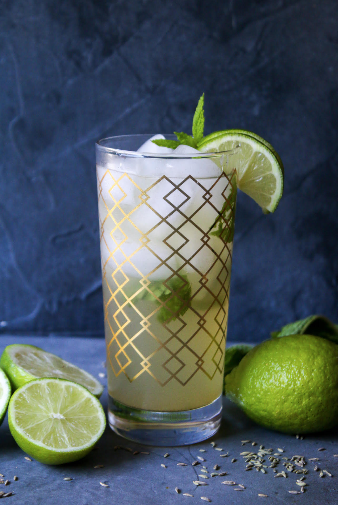 Nimbu Pani Margarita w/ Jal Jeera Masala Salt Rim