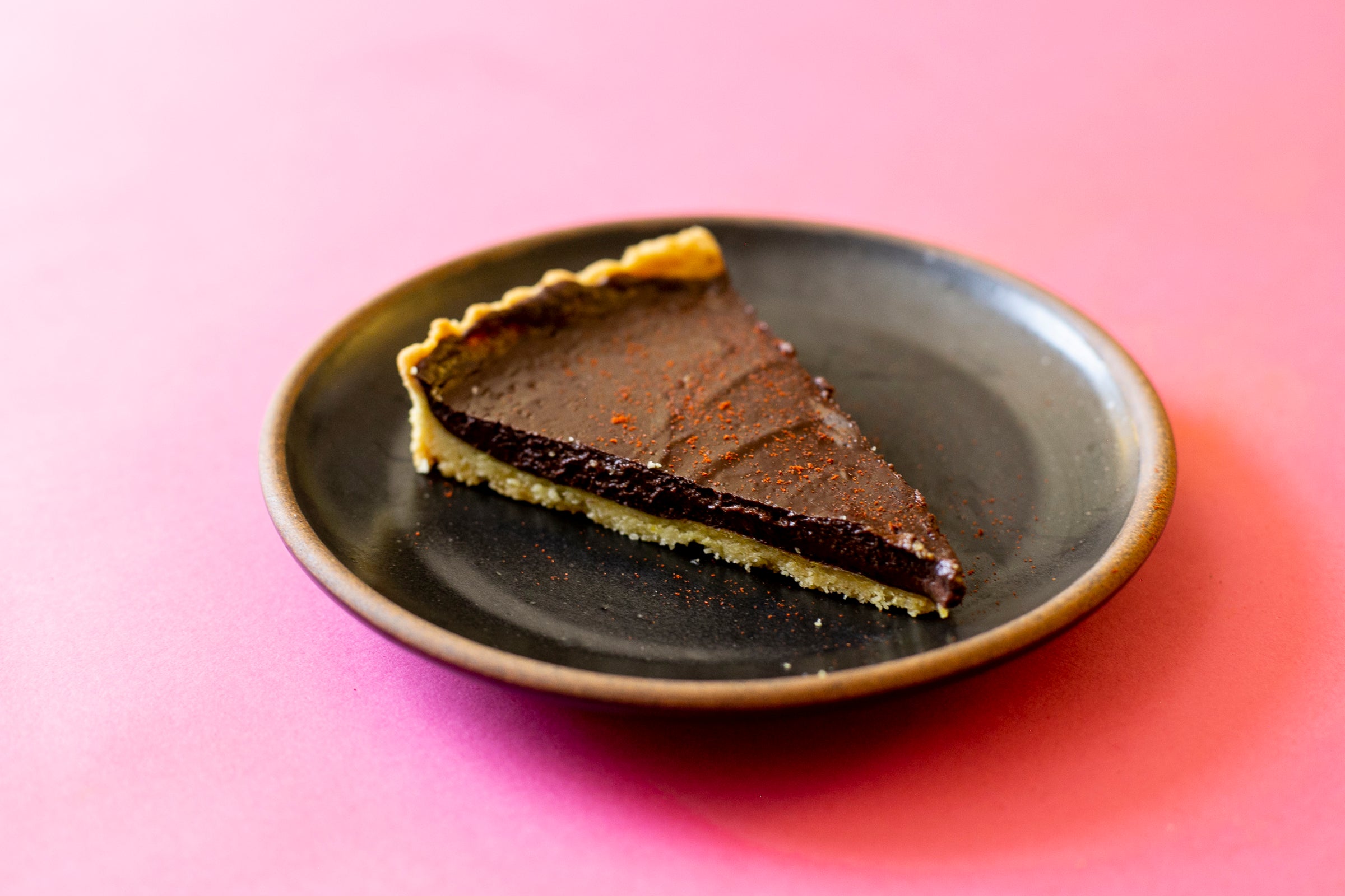 The Bittersweet, Little Spicy, Ancho Chilli Chocolate Tart
