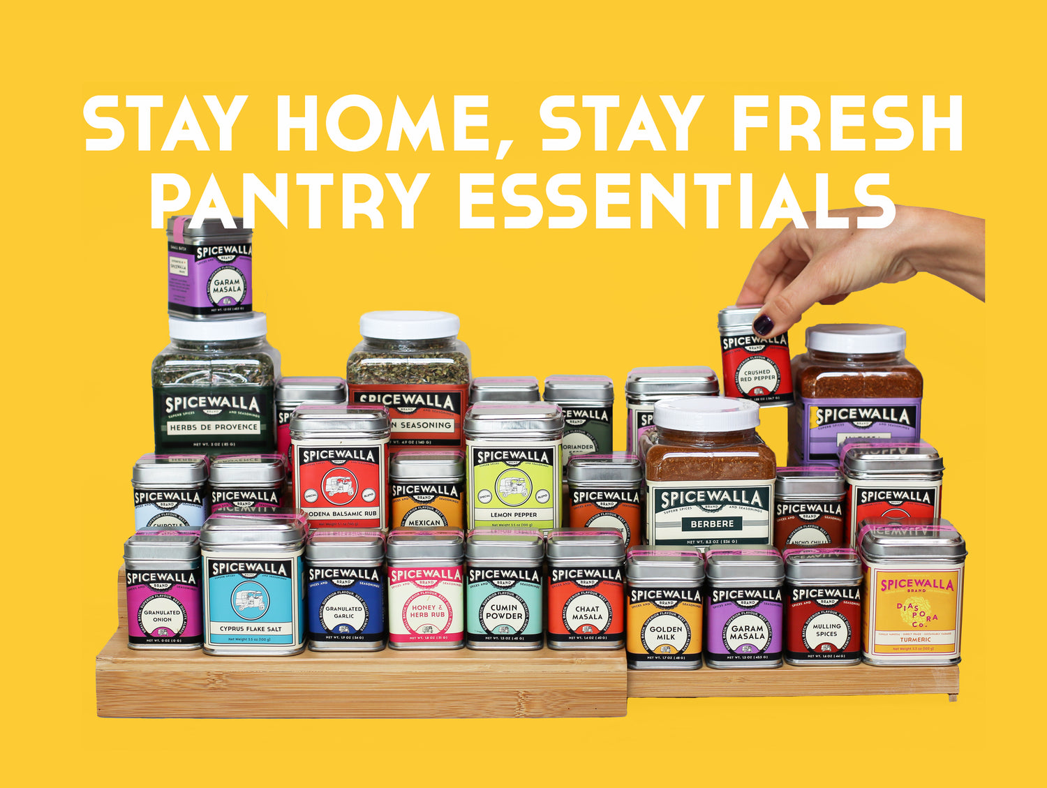Stay Home, Stay Fresh Pantry Essentials