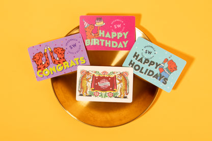 Happy Holidays Gift Card - Physical