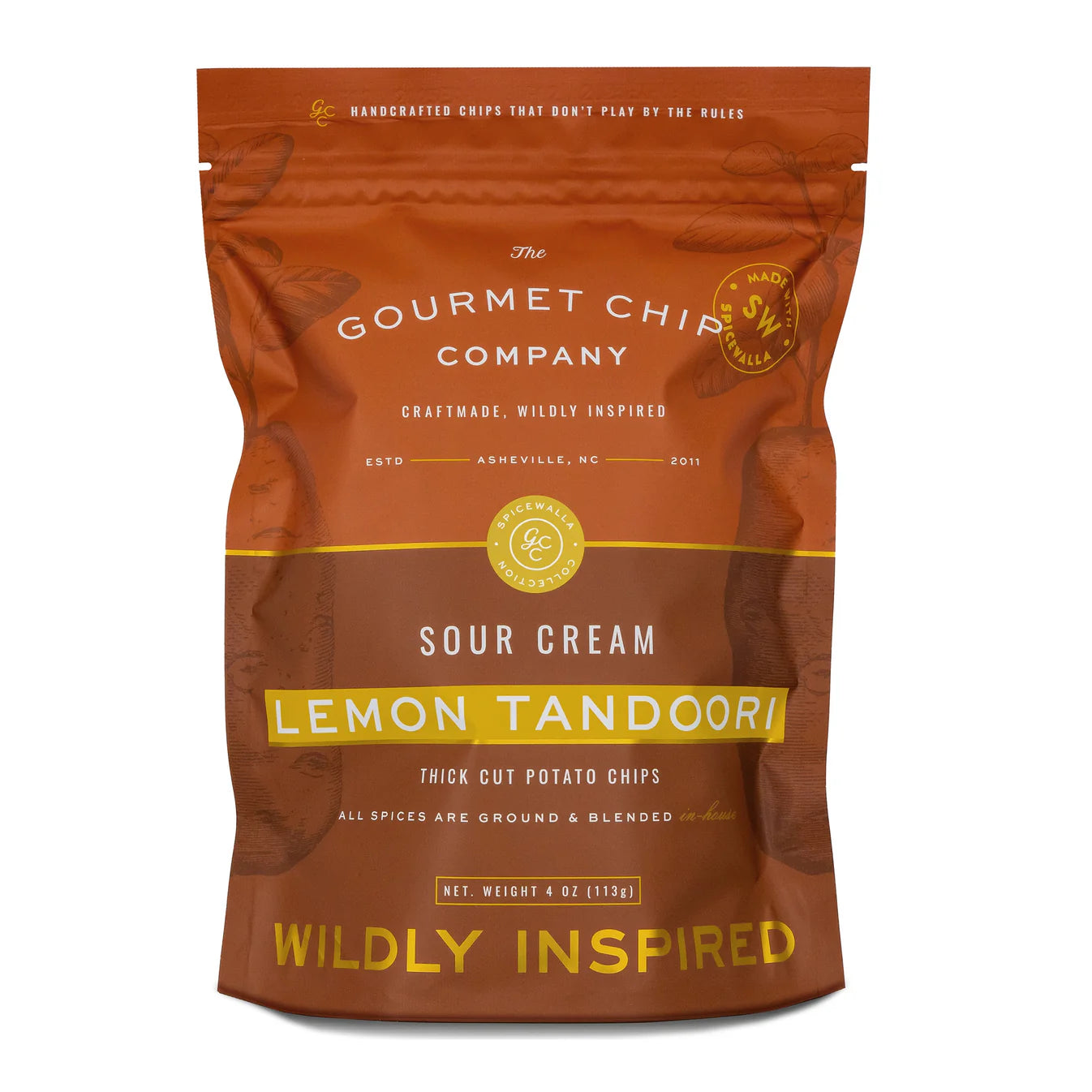 Sour Cream Lemon Tandoori Chips - Gourmet Chip Company