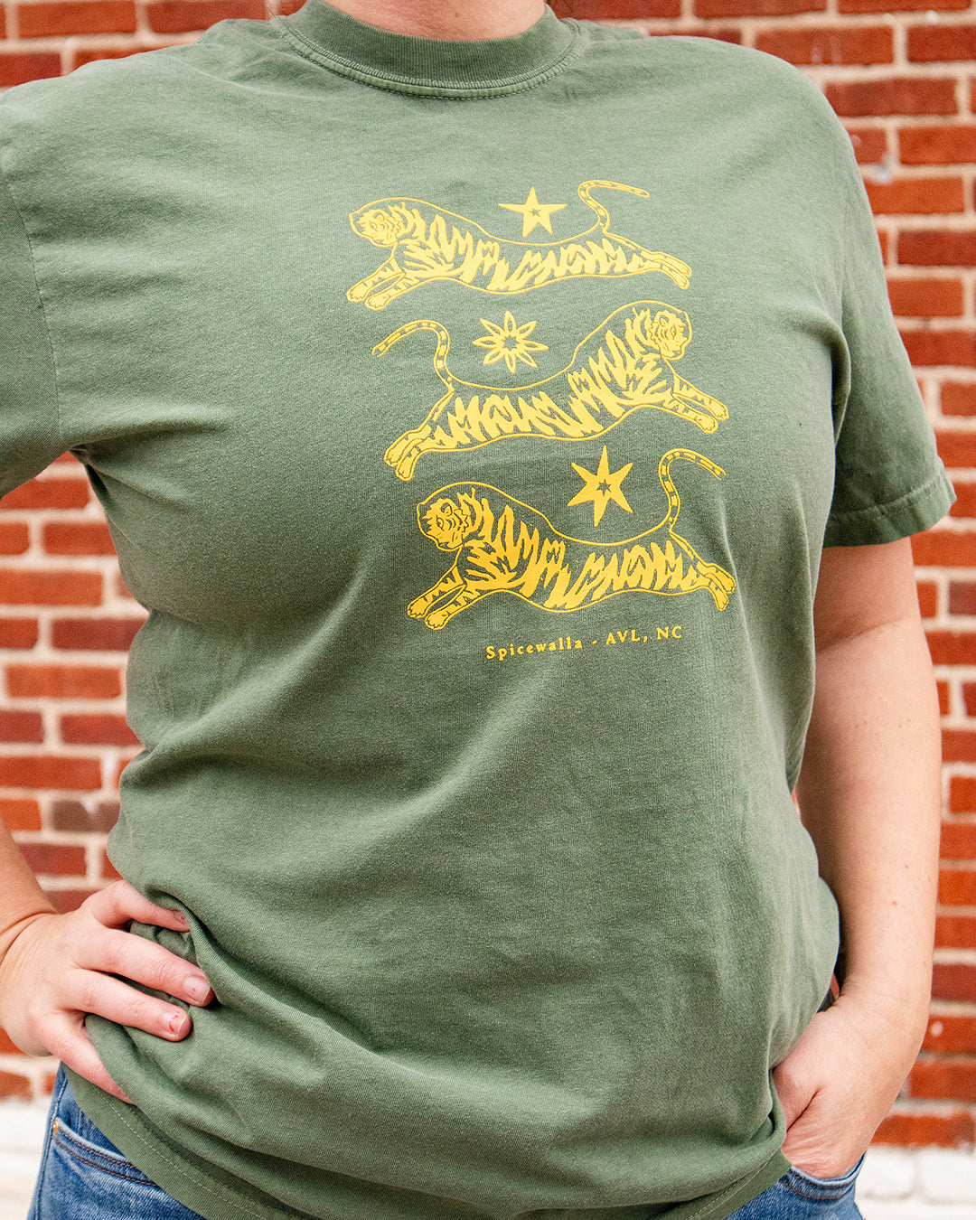 Spicewalla T-Shirt in Olive